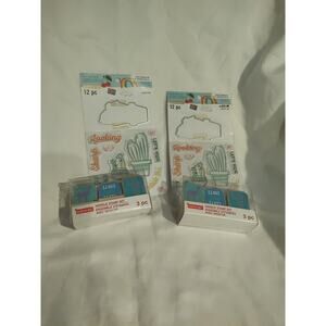 Stamp And Die Kit And Set Cactus Llama Cheeky Modern Pop Craft Smart Bundle Lot